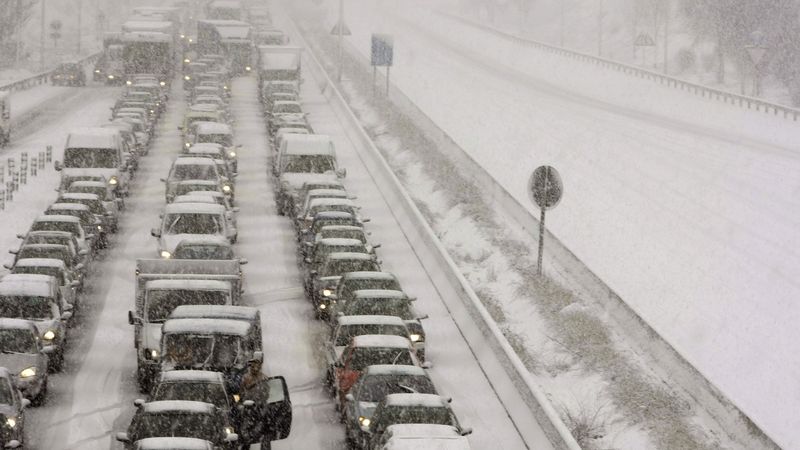 IMAGE : Catastrophe de neige en Espagne et dans le sud de la France
